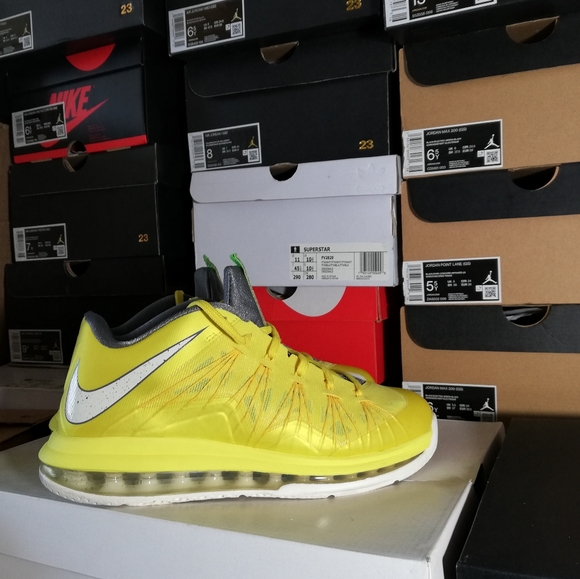 "RARE" NIKE AIR LEBRON JAMES 10 "SONIC" MEN'S SZ7.5➡️WOMEN'S SZ9 BRAND NEW - Picture 12 of 13